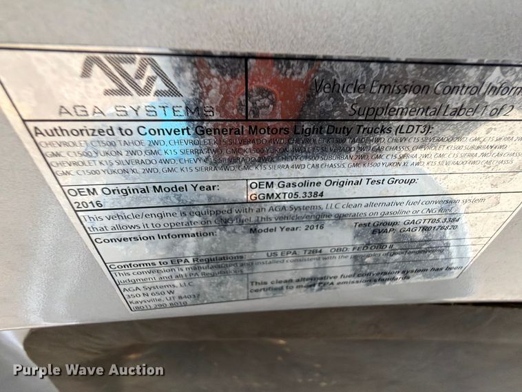 image for item EW0344 2016 Chevrolet Silverado 1500 Ext. Cab pickup truck