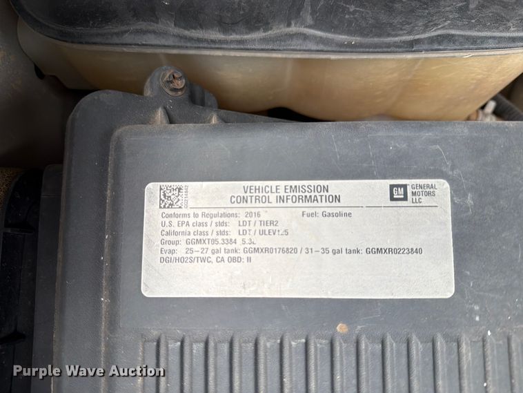 image for item EW0345 2016 Chevrolet Silverado 1500 Crew Cab pickup truck
