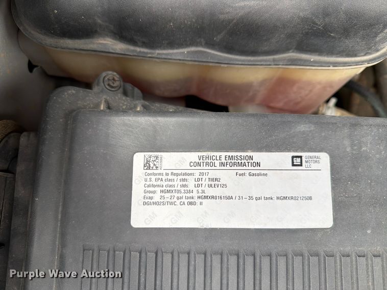 image for item EW0346 2017 Chevrolet Silverado 1500 Ext. Cab pickup truck