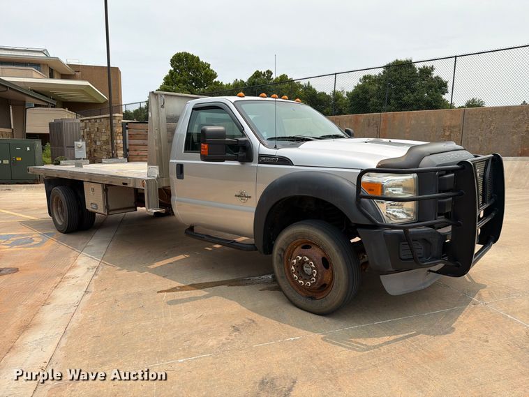 image for item EW0356 2013 Ford F550 Super Duty dump flatbed truck