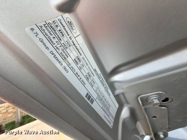 image for item EW0356 2013 Ford F550 Super Duty dump flatbed truck