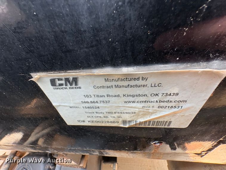 image for item EW0357 2018 Ford F350 Super Duty Crew Cab utility bed pickup truck