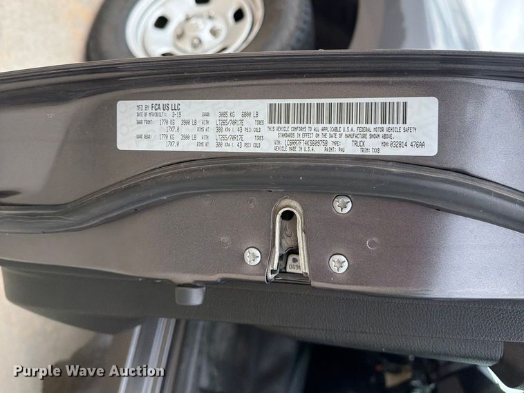 image for item EW0364 2019 RAM 1500 Ext. Cab pickup truck