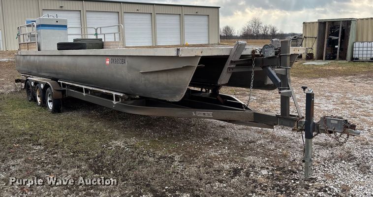 image for item FI1567 1984 Lowe Sunbird pontoon boat
