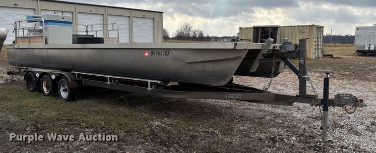 image for item FI1567 1984 Lowe Sunbird pontoon boat