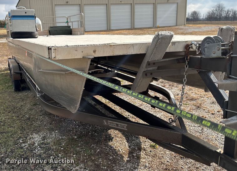 image for item FI1567 1984 Lowe Sunbird pontoon boat