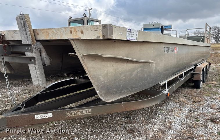 image for item FI1567 1984 Lowe Sunbird pontoon boat
