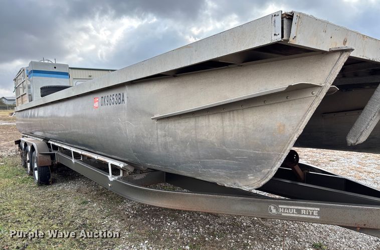 image for item FI1567 1984 Lowe Sunbird pontoon boat