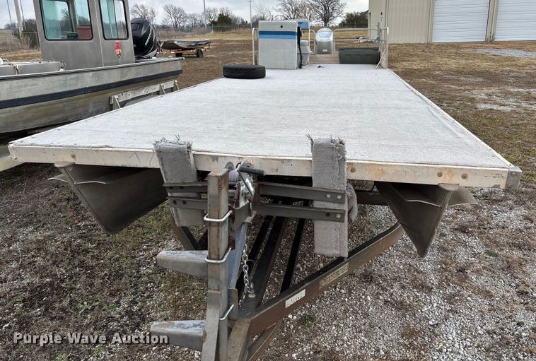 image for item FI1567 1984 Lowe Sunbird pontoon boat