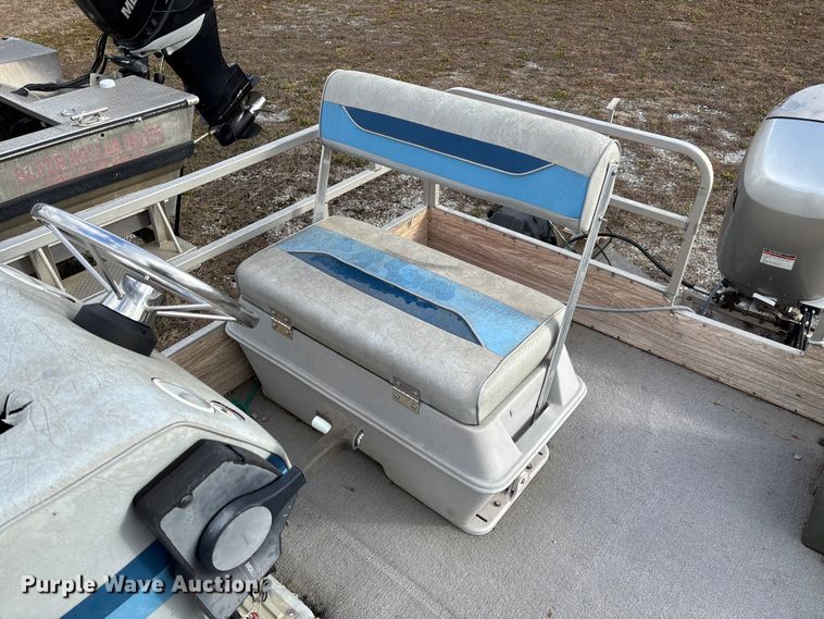 image for item FI1567 1984 Lowe Sunbird pontoon boat