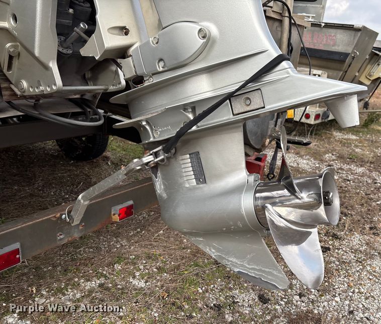 image for item FI1567 1984 Lowe Sunbird pontoon boat