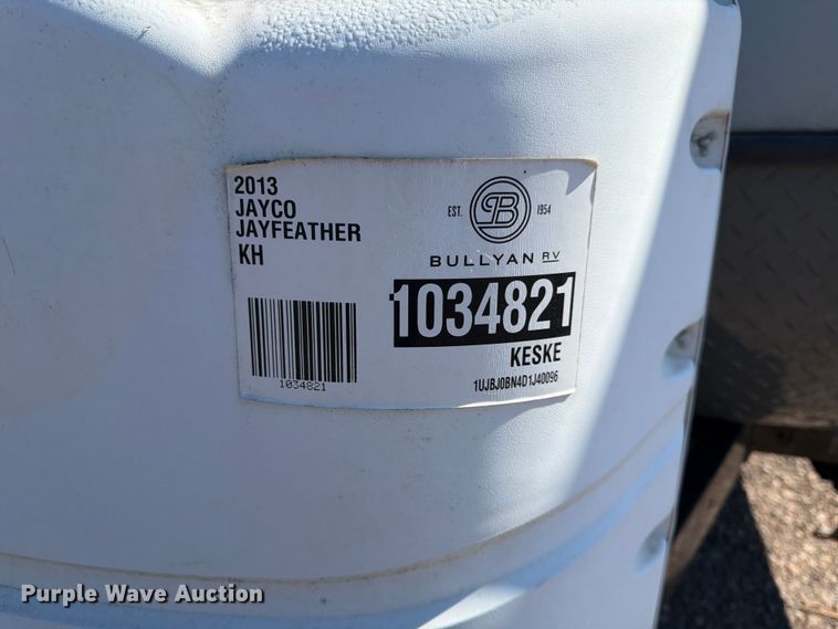 image for item DQ7919 2013 Jayco Jay Feather Ultra Light camper