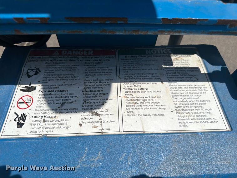 image for item DQ7943 Genie AWP-20S vertical lift