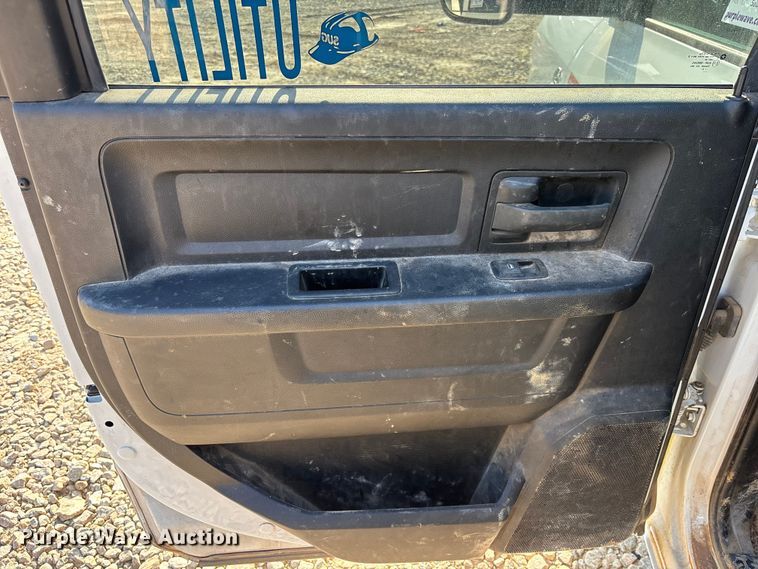 image for item DU6320 2021 RAM 3500 Crew Cab utility bed pickup truck
