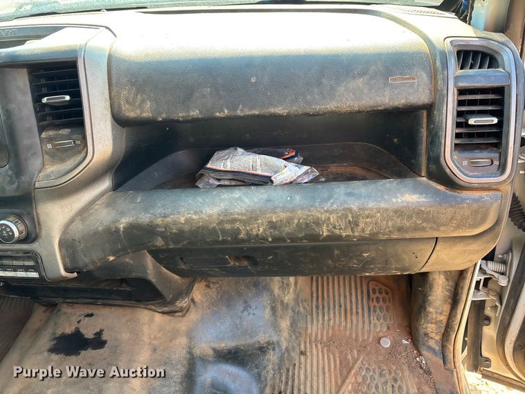 image for item DU6328 2020 RAM 5500 Crew Cab flatbed truck