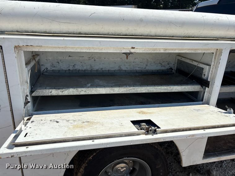 image for item DU6329 2021 RAM 3500 Crew Cab utility bed pickup truck