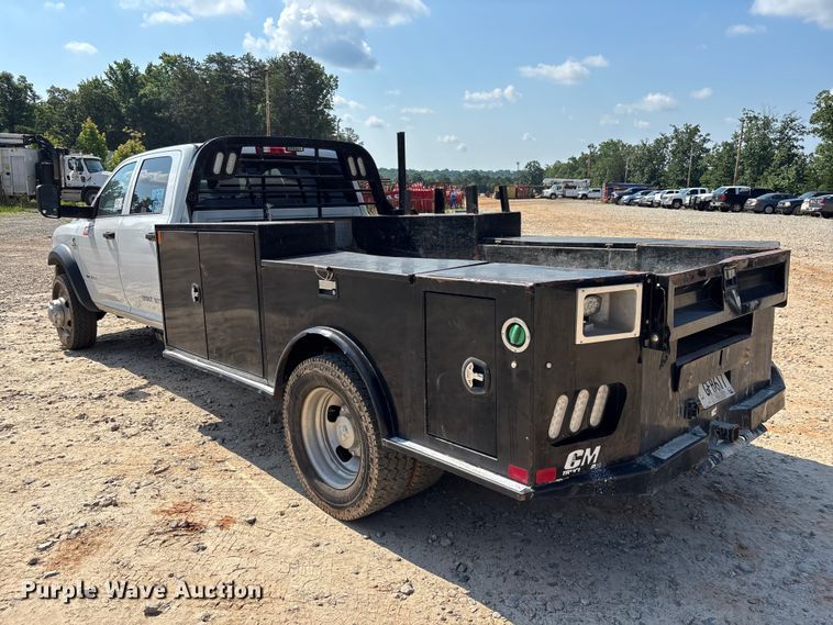 image for item DU6331 2021 RAM 4500 Crew Cab flatbed truck