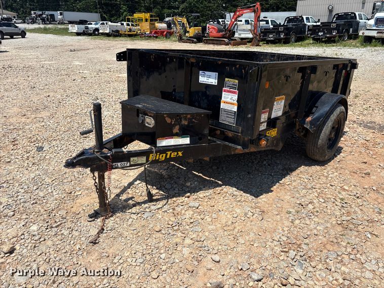 image for item DU6338 2021 BigTex 50SR dump trailer