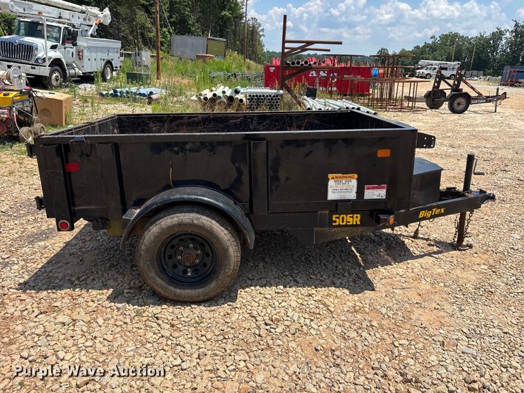 image for item DU6338 2021 BigTex 50SR dump trailer