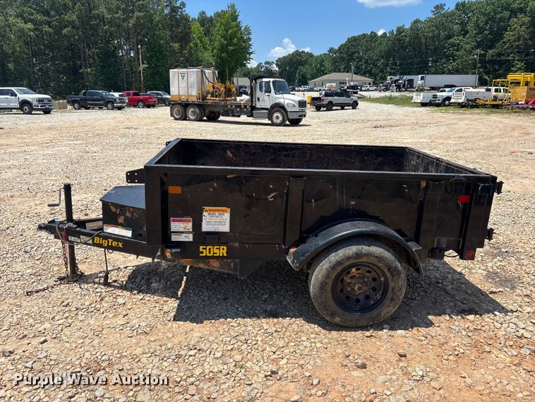 image for item DU6338 2021 BigTex 50SR dump trailer