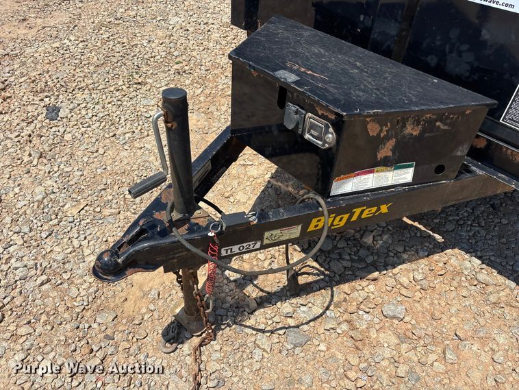 image for item DU6338 2021 BigTex 50SR dump trailer