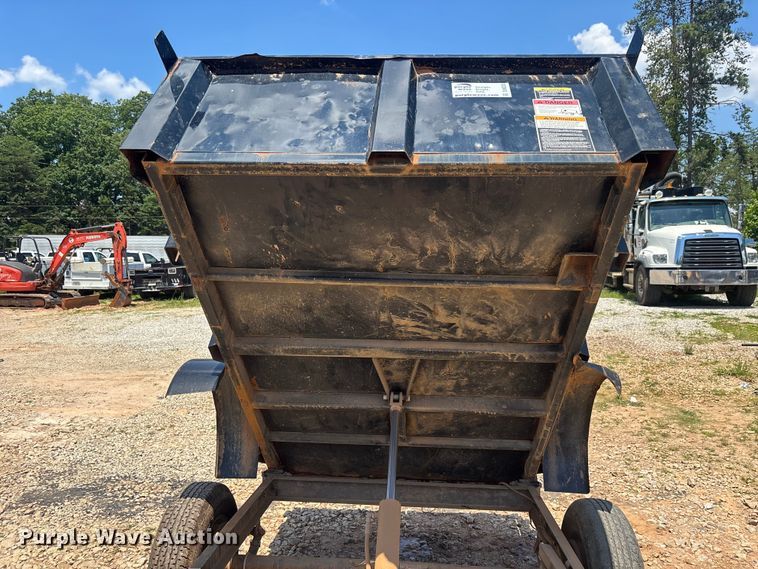 image for item DU6338 2021 BigTex 50SR dump trailer