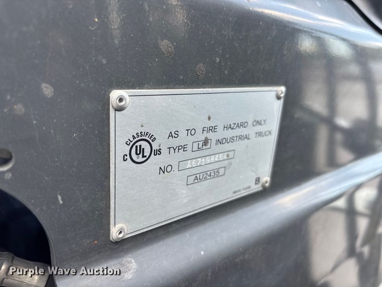 image for item DU6360 2016 UniCarriers PF50 forklift