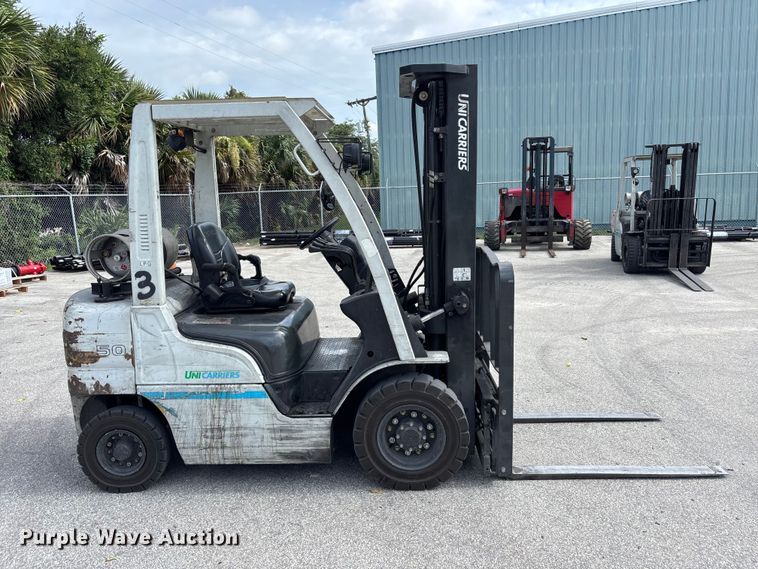 image for item DU6373 2018 Unicarriers PF50 forklift