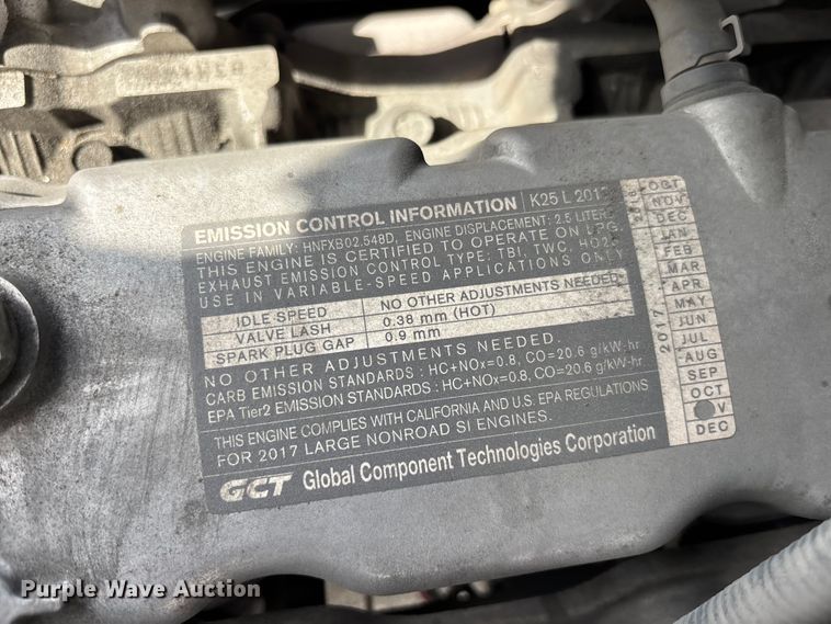 image for item DU6374 2018 Unicarriers PF70 forklift
