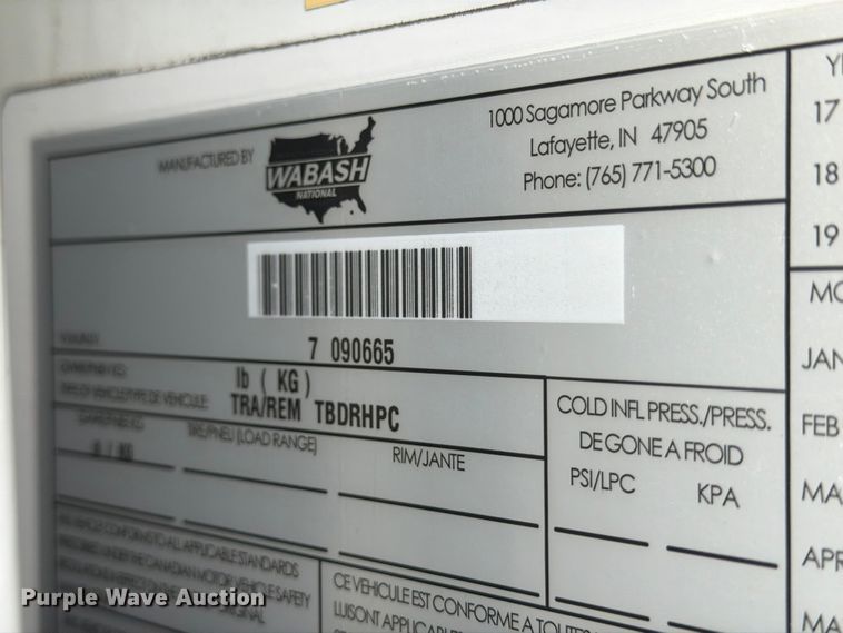 image for item ED5144 2018 International DuraStar 4300 box truck
