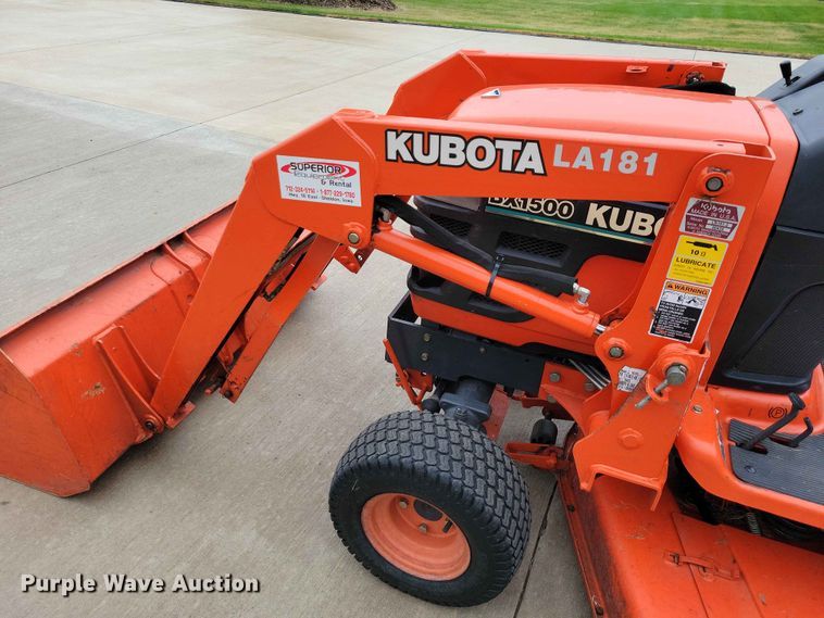 image for item EE1099 Kubota BX1500 MFWD tractor