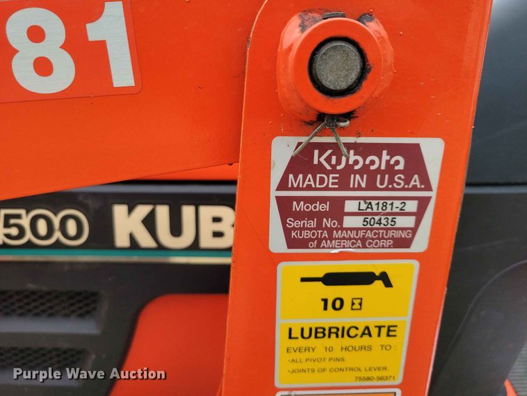 image for item EE1099 Kubota BX1500 MFWD tractor