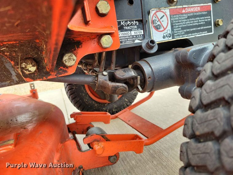 image for item EE1099 Kubota BX1500 MFWD tractor