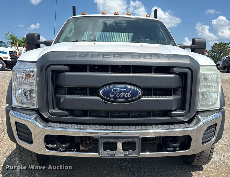 image for item EG6061 2012 Ford F550 Super Duty SuperCab flatbed pickup truck