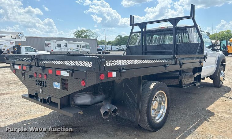image for item EG6061 2012 Ford F550 Super Duty SuperCab flatbed pickup truck