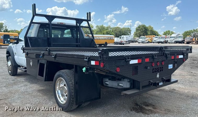 image for item EG6061 2012 Ford F550 Super Duty SuperCab flatbed pickup truck