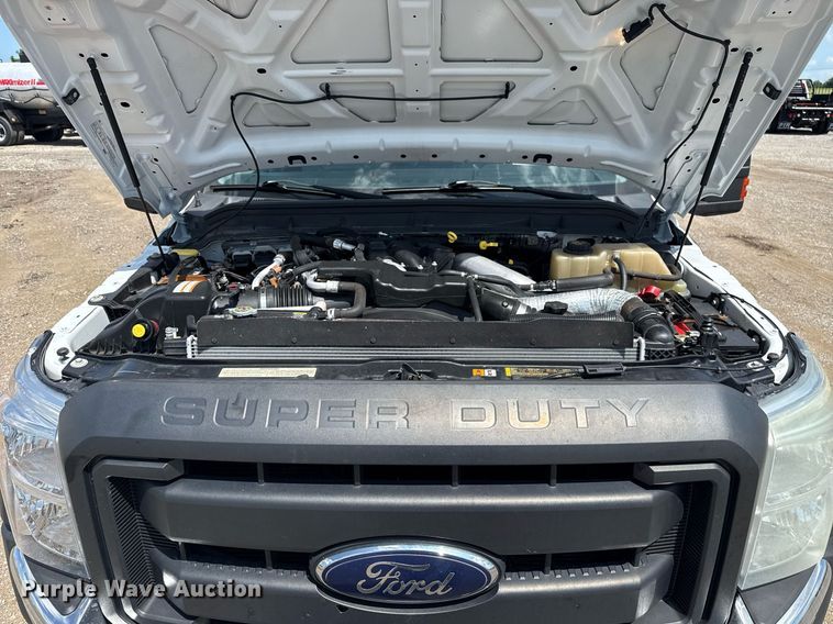 image for item EG6061 2012 Ford F550 Super Duty SuperCab flatbed pickup truck