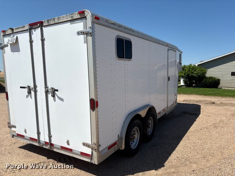 image for item EI5915 2008 Featherlite 1530 enclosed cargo trailer