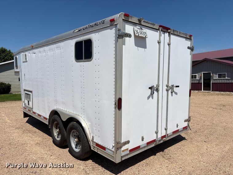 image for item EI5915 2008 Featherlite 1530 enclosed cargo trailer