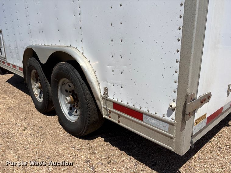 image for item EI5915 2008 Featherlite 1530 enclosed cargo trailer