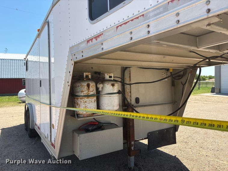 image for item EI5915 2008 Featherlite 1530 enclosed cargo trailer