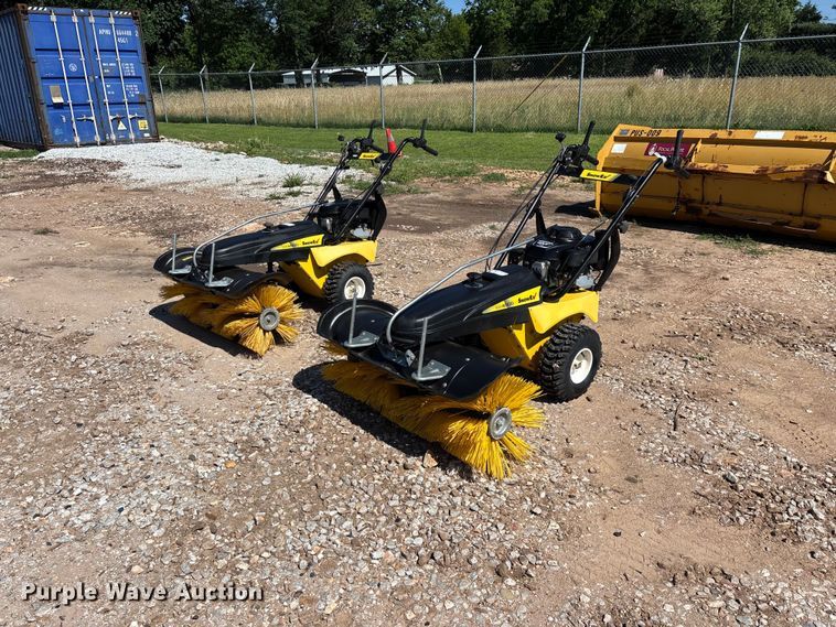 image for item EO4336 (2) TrynEx SnowEx SS4000 walk behind brooms