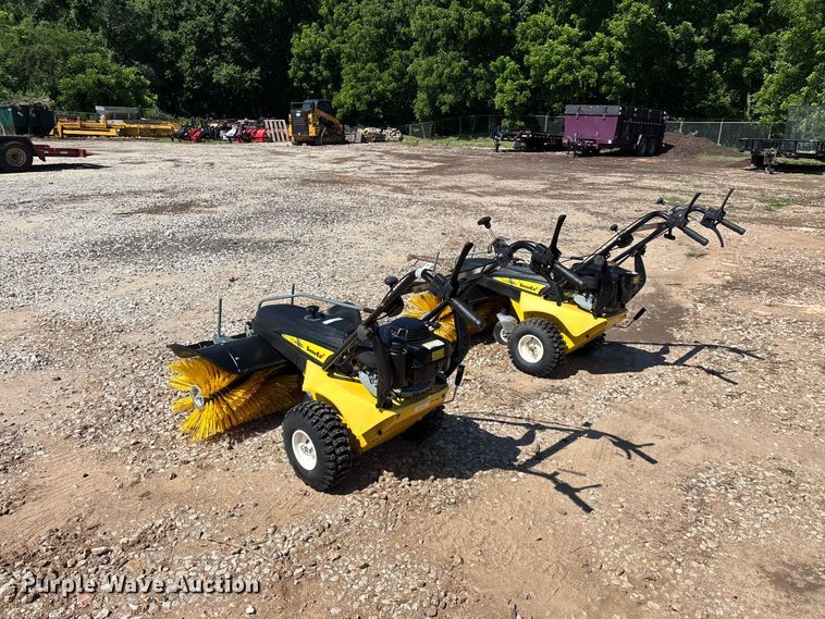 image for item EO4336 (2) TrynEx SnowEx SS4000 walk behind brooms