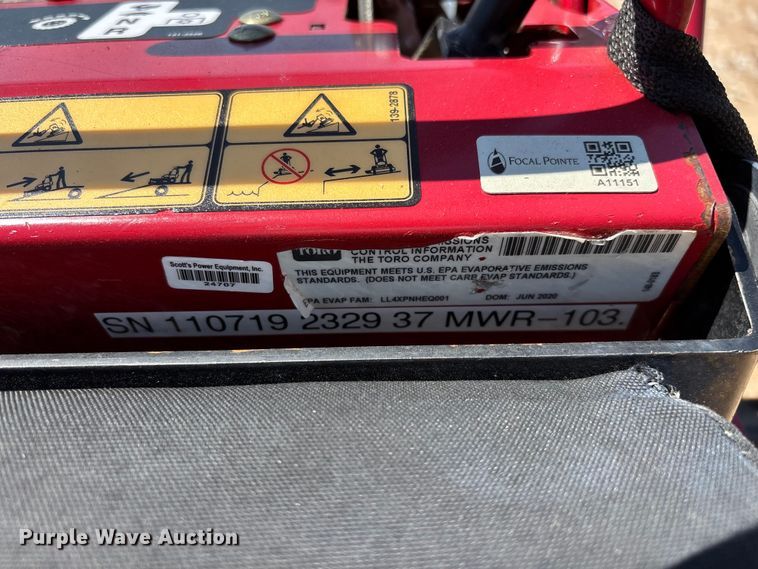 image for item EO4338 Toro GrandStand ZTR lawn mower