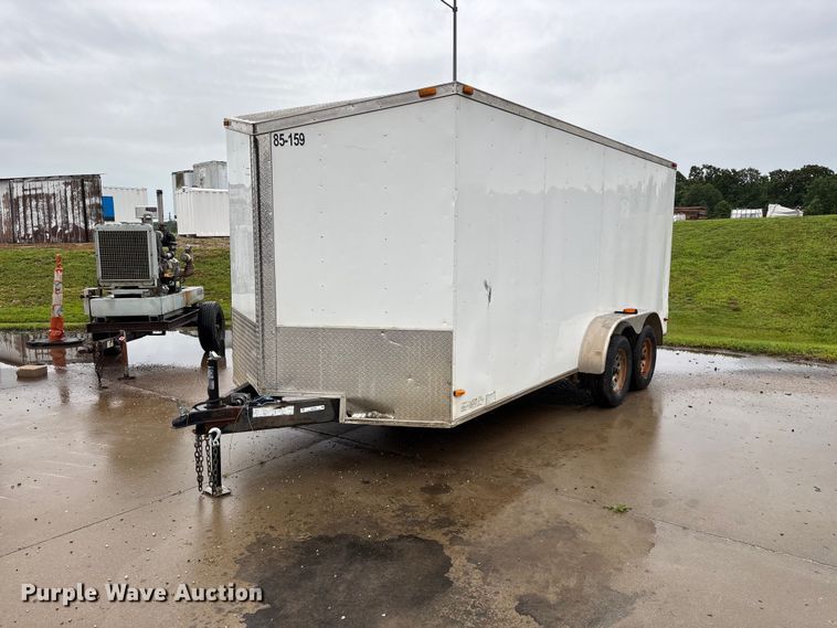 2015 Covered Wagon Trailers CW7X16TA2 enclosed cargo trailer