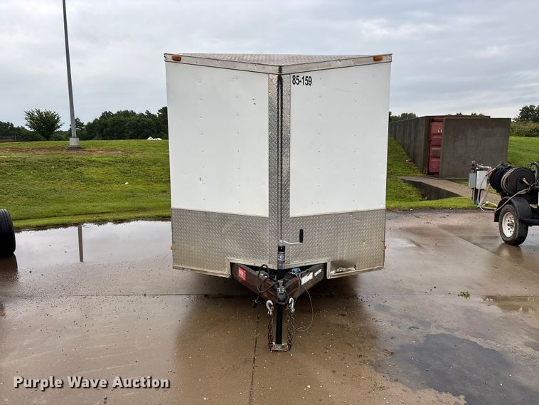 image for item EO4356 2015 Covered Wagon Trailers CW7X16TA2 enclosed cargo trailer