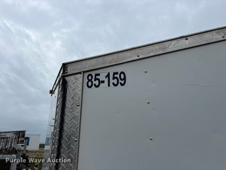 image for item EO4356 2015 Covered Wagon Trailers CW7X16TA2 enclosed cargo trailer