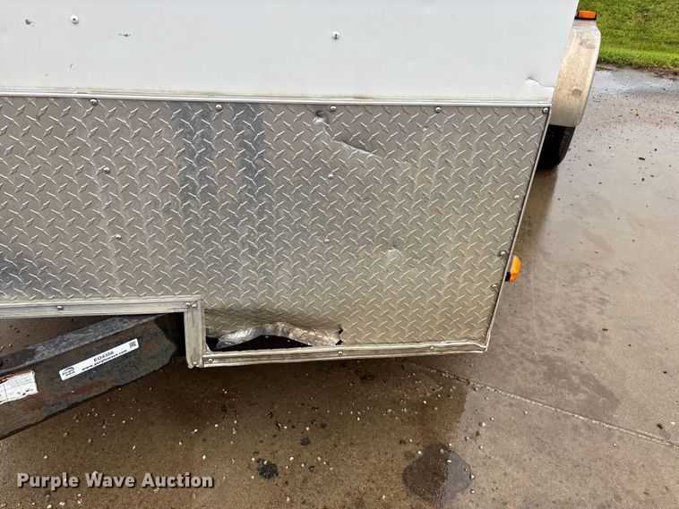 image for item EO4356 2015 Covered Wagon Trailers CW7X16TA2 enclosed cargo trailer