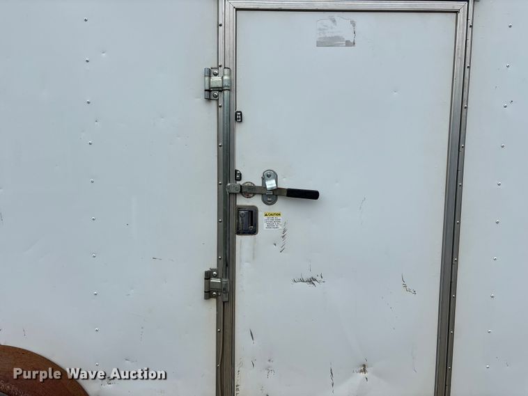 image for item EO4356 2015 Covered Wagon Trailers CW7X16TA2 enclosed cargo trailer