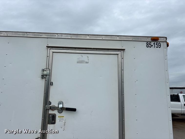 image for item EO4356 2015 Covered Wagon Trailers CW7X16TA2 enclosed cargo trailer